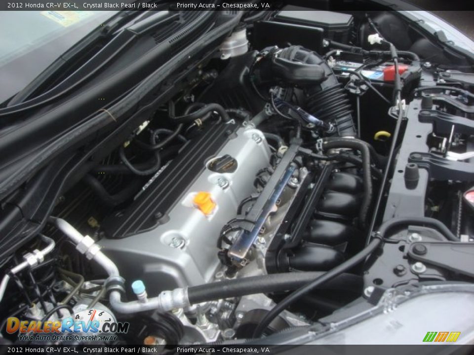 2012 Honda CR-V EX-L Crystal Black Pearl / Black Photo #28