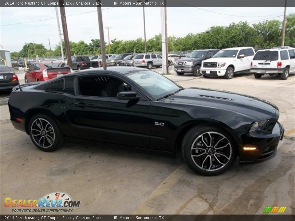 2014 Ford Mustang GT Coupe Black / Charcoal Black Photo #6