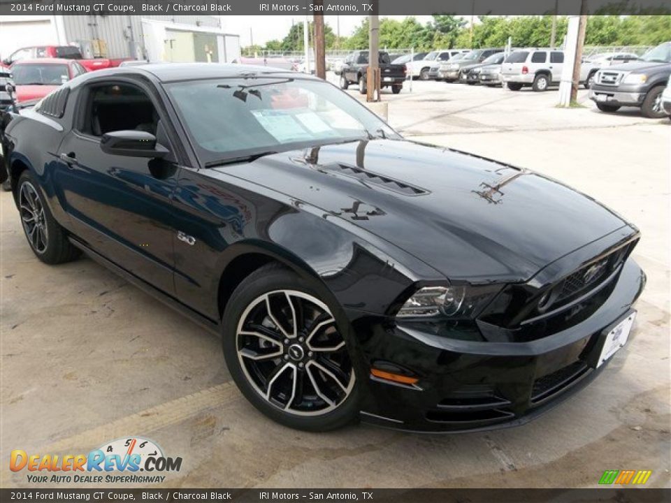 2014 Ford Mustang GT Coupe Black / Charcoal Black Photo #7