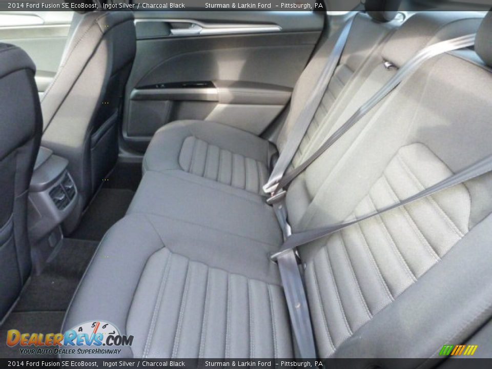 2014 Ford Fusion SE EcoBoost Ingot Silver / Charcoal Black Photo #9