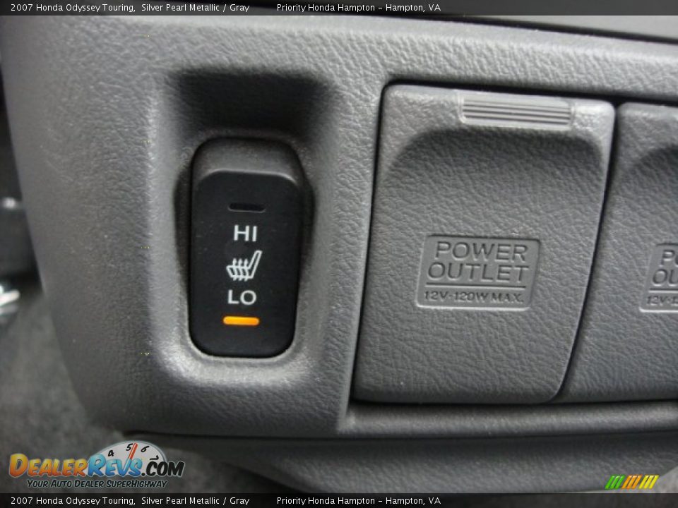 2007 Honda Odyssey Touring Silver Pearl Metallic / Gray Photo #25
