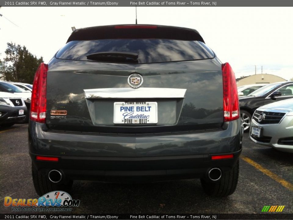 2011 Cadillac SRX FWD Gray Flannel Metallic / Titanium/Ebony Photo #6
