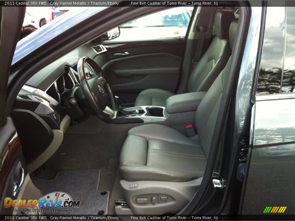 2011 Cadillac SRX FWD Gray Flannel Metallic / Titanium/Ebony Photo #10