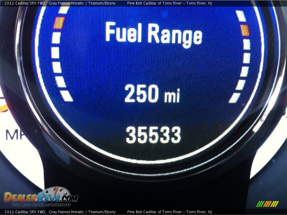 2011 Cadillac SRX FWD Gray Flannel Metallic / Titanium/Ebony Photo #14