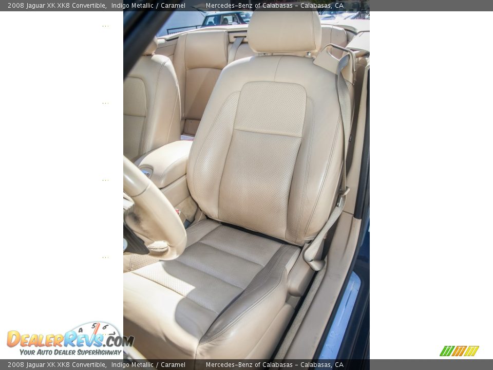 Front Seat of 2008 Jaguar XK XK8 Convertible Photo #21