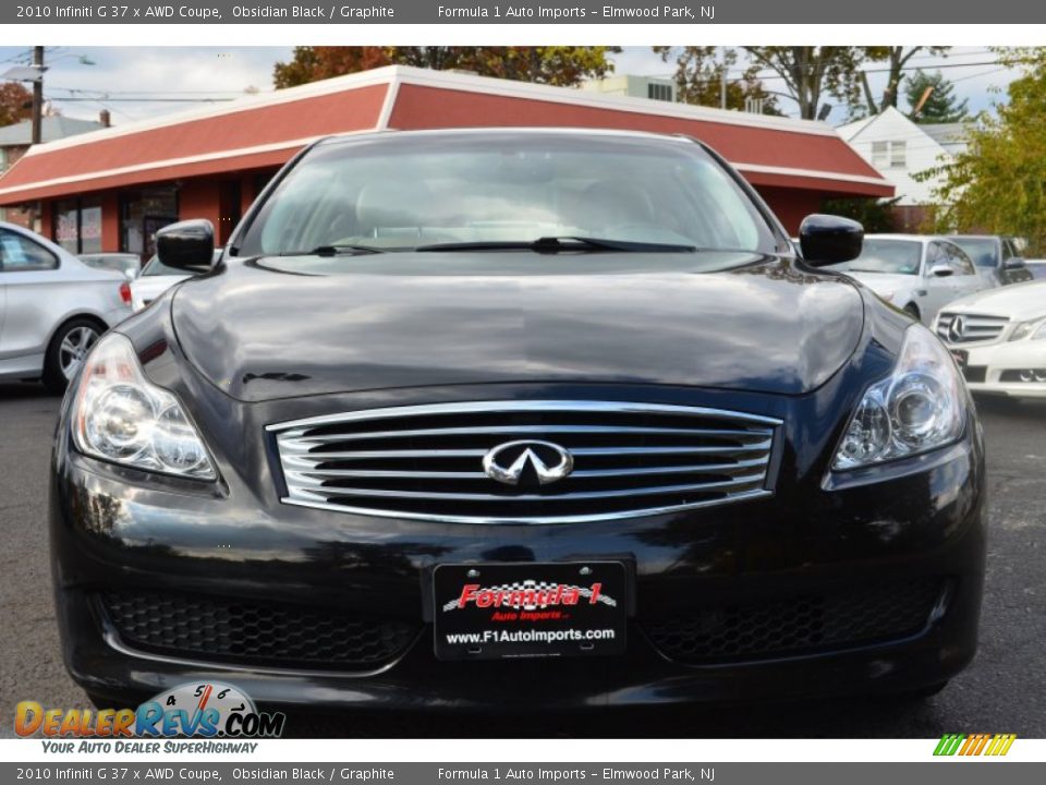 2010 Infiniti G 37 x AWD Coupe Obsidian Black / Graphite Photo #2