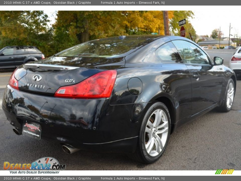 2010 Infiniti G 37 x AWD Coupe Obsidian Black / Graphite Photo #5