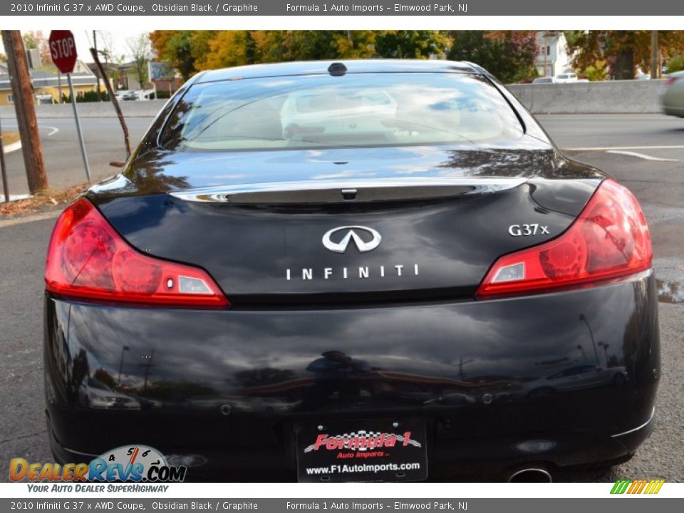 2010 Infiniti G 37 x AWD Coupe Obsidian Black / Graphite Photo #6