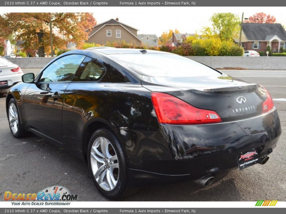 2010 Infiniti G 37 x AWD Coupe Obsidian Black / Graphite Photo #7
