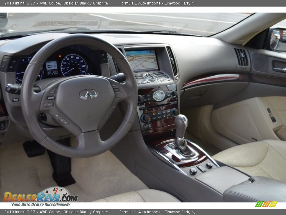2010 Infiniti G 37 x AWD Coupe Obsidian Black / Graphite Photo #8