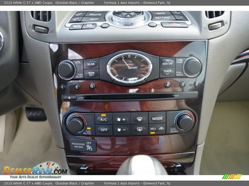 2010 Infiniti G 37 x AWD Coupe Obsidian Black / Graphite Photo #11