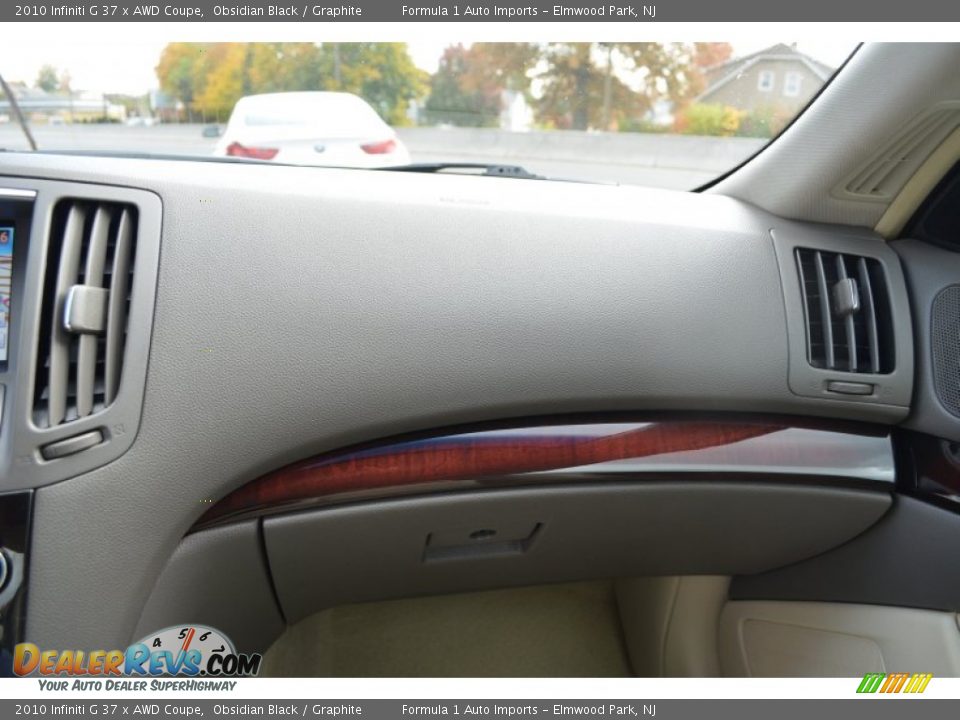 2010 Infiniti G 37 x AWD Coupe Obsidian Black / Graphite Photo #12