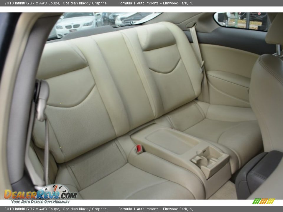 2010 Infiniti G 37 x AWD Coupe Obsidian Black / Graphite Photo #17
