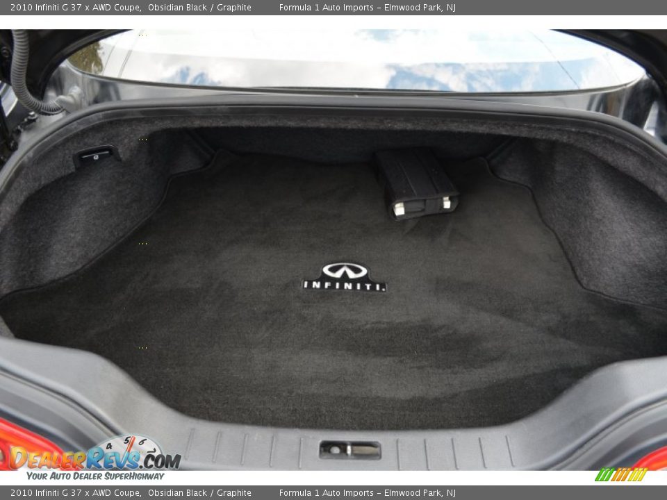 2010 Infiniti G 37 x AWD Coupe Obsidian Black / Graphite Photo #22