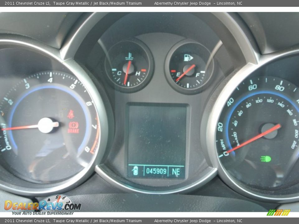 2011 Chevrolet Cruze LS Taupe Gray Metallic / Jet Black/Medium Titanium Photo #15