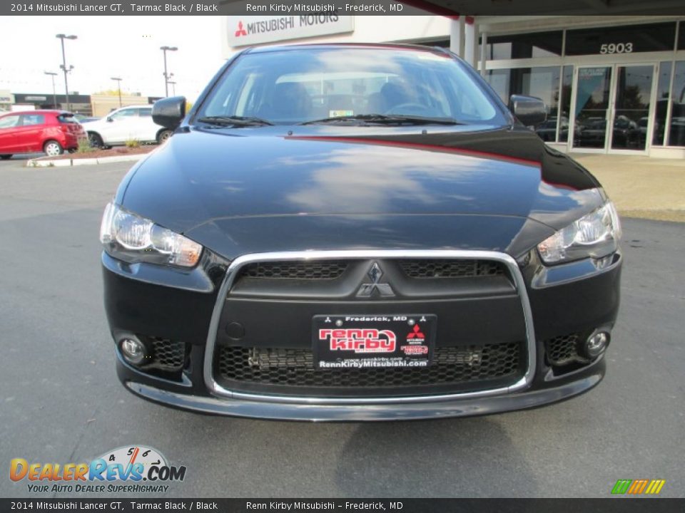 2014 Mitsubishi Lancer GT Tarmac Black / Black Photo #2