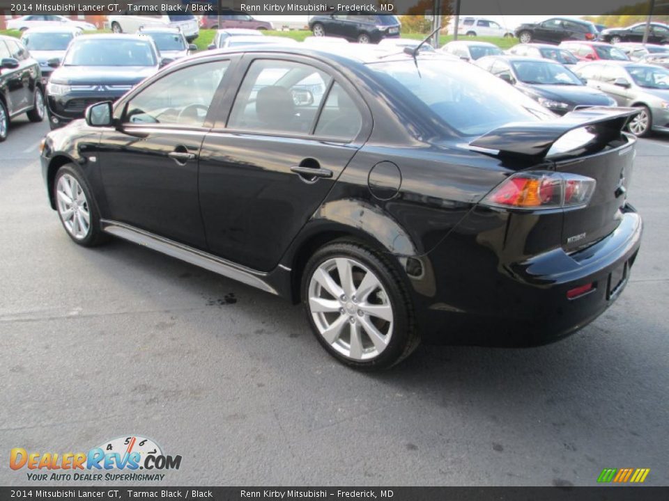 2014 Mitsubishi Lancer GT Tarmac Black / Black Photo #5