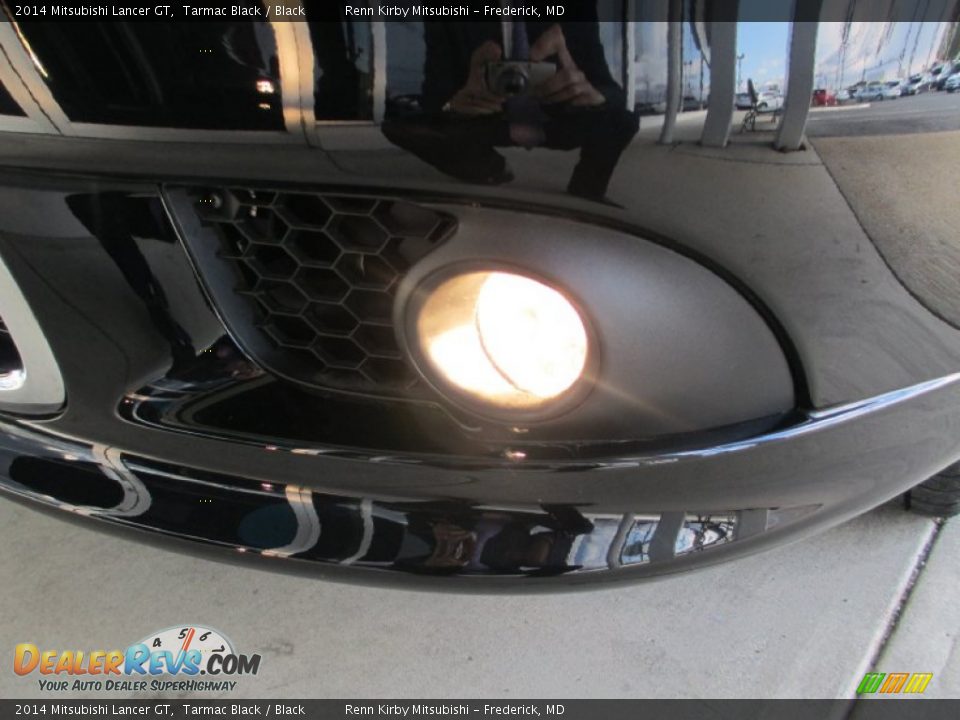 2014 Mitsubishi Lancer GT Tarmac Black / Black Photo #10