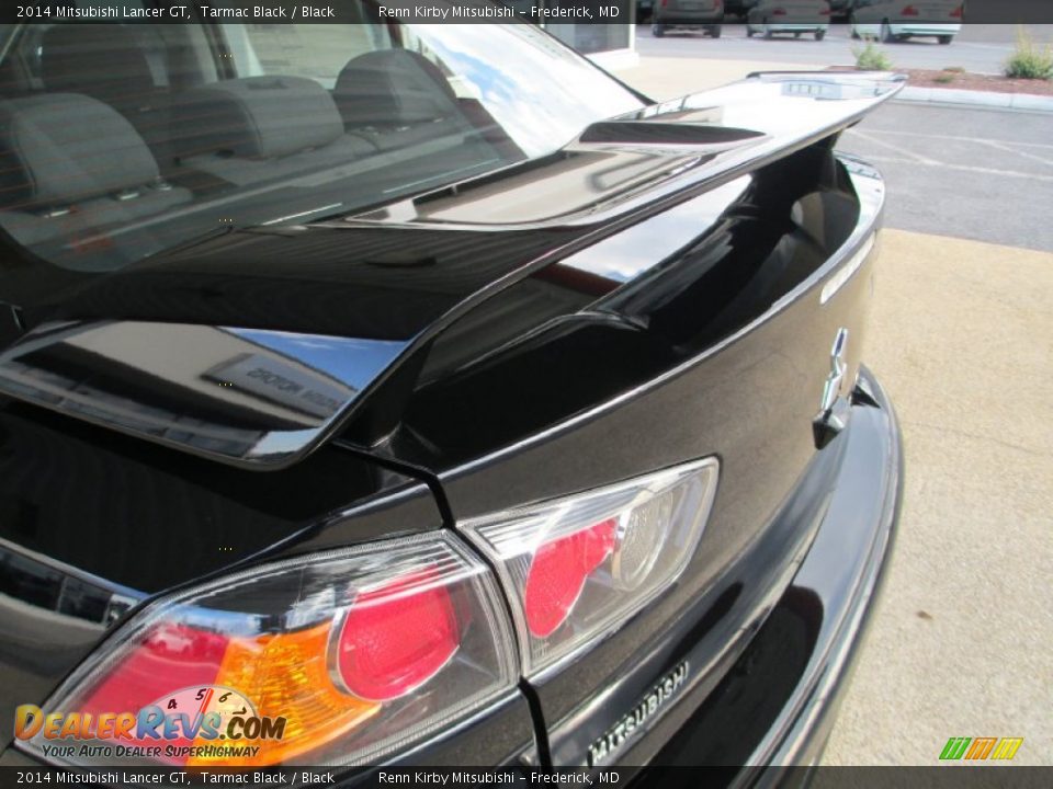 2014 Mitsubishi Lancer GT Tarmac Black / Black Photo #11