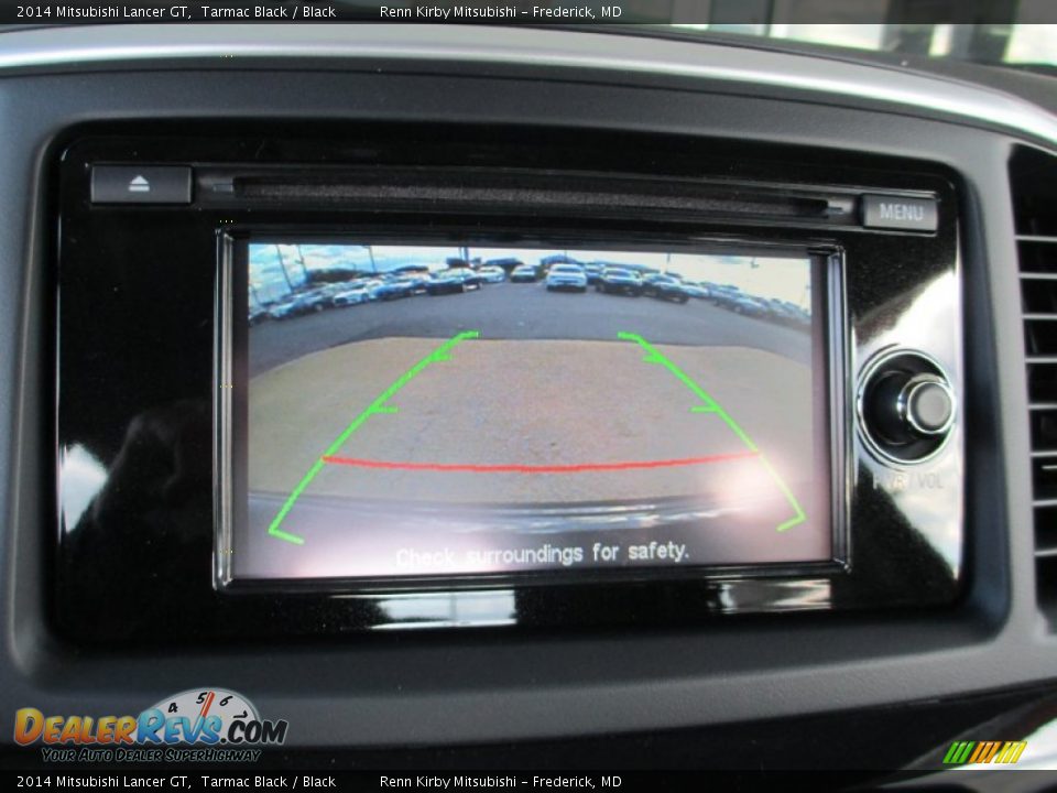 2014 Mitsubishi Lancer GT Tarmac Black / Black Photo #13