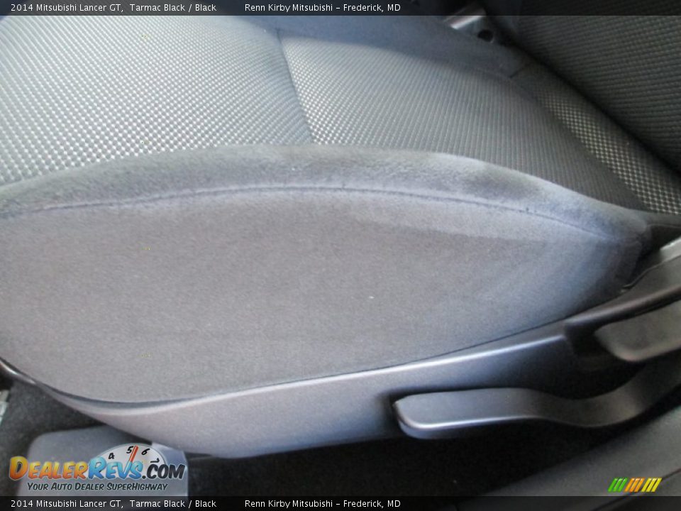 2014 Mitsubishi Lancer GT Tarmac Black / Black Photo #16