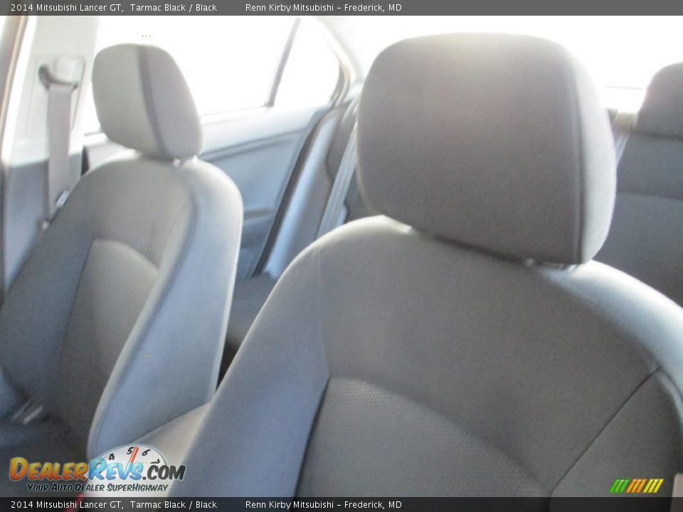 2014 Mitsubishi Lancer GT Tarmac Black / Black Photo #17