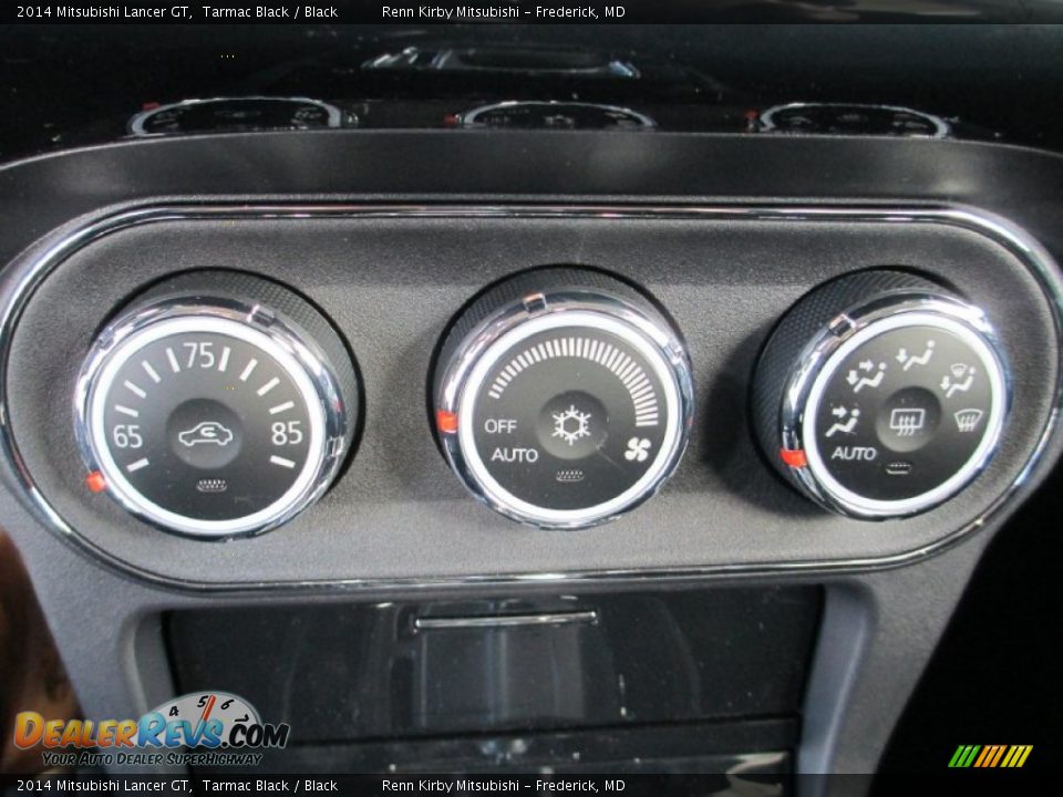 2014 Mitsubishi Lancer GT Tarmac Black / Black Photo #22