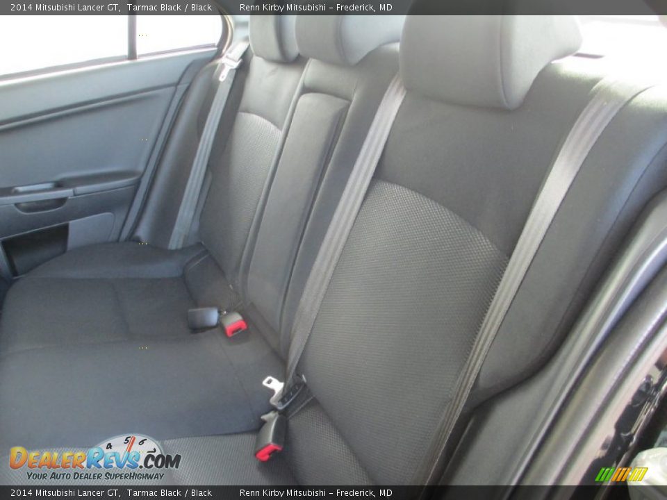 2014 Mitsubishi Lancer GT Tarmac Black / Black Photo #24