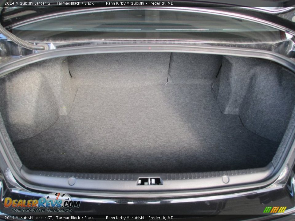 2014 Mitsubishi Lancer GT Tarmac Black / Black Photo #26