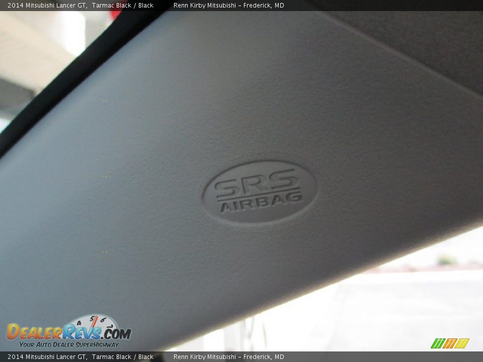 2014 Mitsubishi Lancer GT Tarmac Black / Black Photo #28
