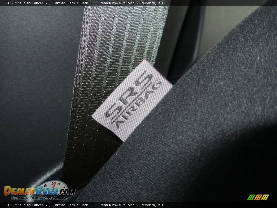2014 Mitsubishi Lancer GT Tarmac Black / Black Photo #29