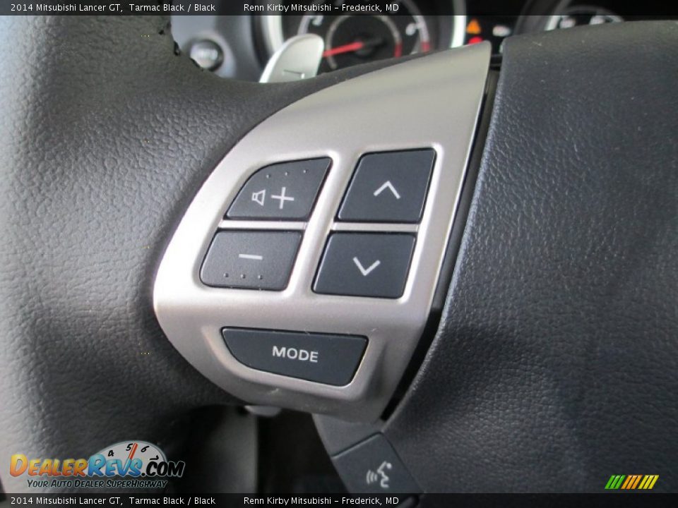 2014 Mitsubishi Lancer GT Tarmac Black / Black Photo #30