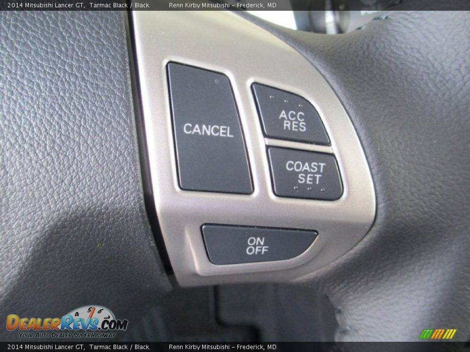 2014 Mitsubishi Lancer GT Tarmac Black / Black Photo #32