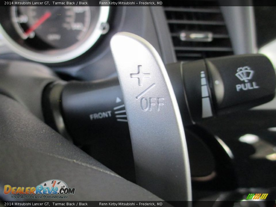 2014 Mitsubishi Lancer GT Tarmac Black / Black Photo #33