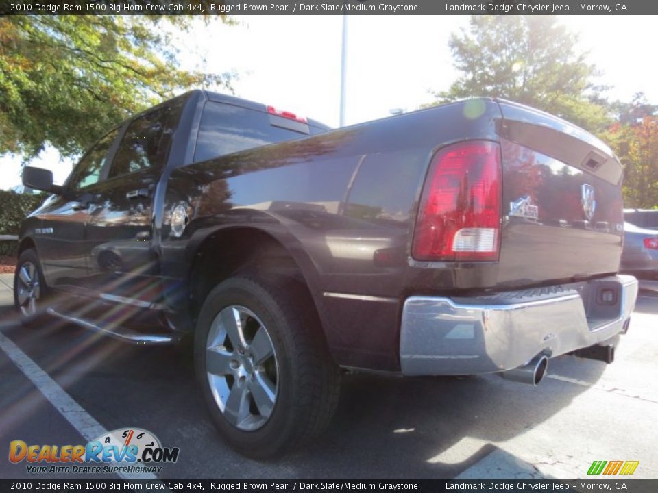 2010 Dodge Ram 1500 Big Horn Crew Cab 4x4 Rugged Brown Pearl / Dark Slate/Medium Graystone Photo #2