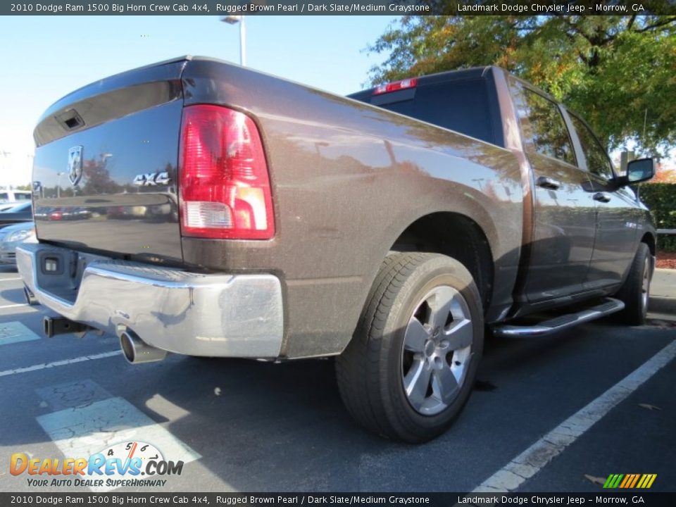 2010 Dodge Ram 1500 Big Horn Crew Cab 4x4 Rugged Brown Pearl / Dark Slate/Medium Graystone Photo #3