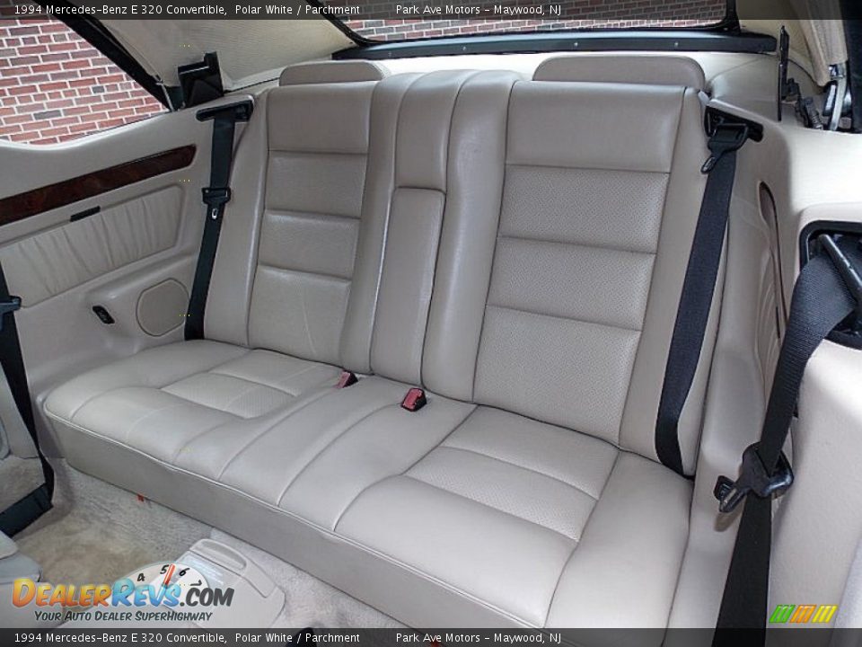 Rear Seat of 1994 Mercedes-Benz E 320 Convertible Photo #11