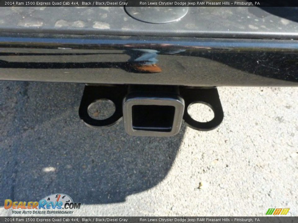 2014 Ram 1500 Express Quad Cab 4x4 Black / Black/Diesel Gray Photo #5