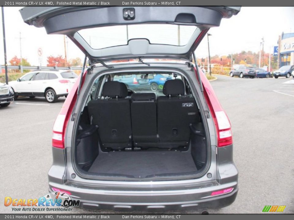 2011 Honda CR-V LX 4WD Polished Metal Metallic / Black Photo #8