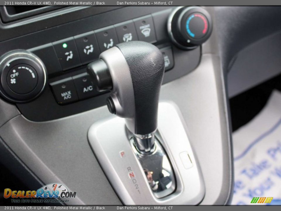 2011 Honda CR-V LX 4WD Polished Metal Metallic / Black Photo #13