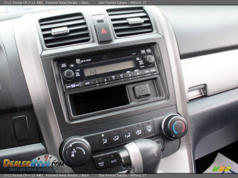 2011 Honda CR-V LX 4WD Polished Metal Metallic / Black Photo #14