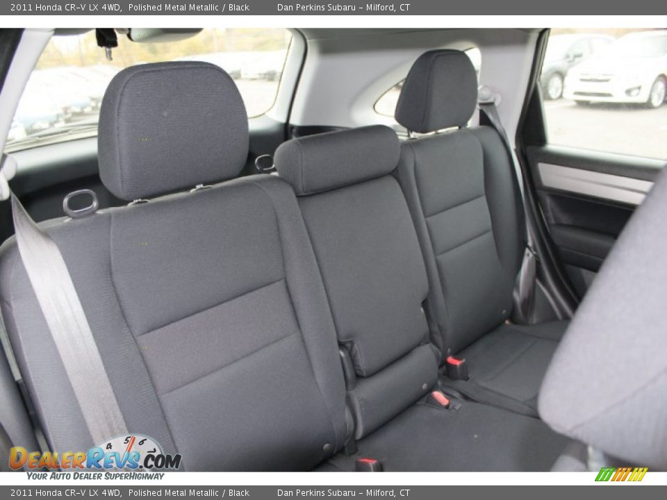 2011 Honda CR-V LX 4WD Polished Metal Metallic / Black Photo #15