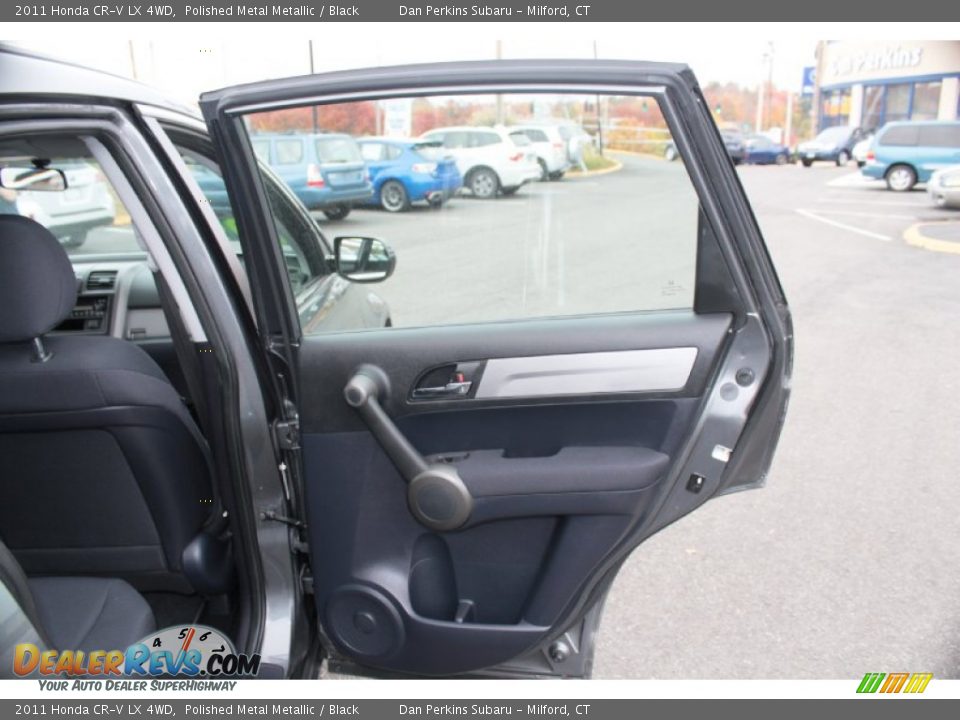 2011 Honda CR-V LX 4WD Polished Metal Metallic / Black Photo #18