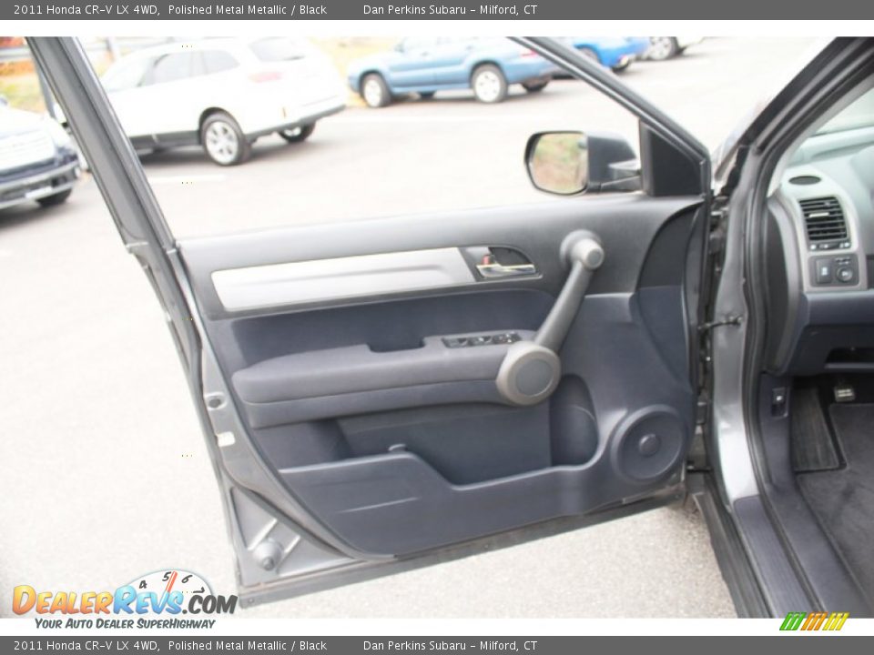 2011 Honda CR-V LX 4WD Polished Metal Metallic / Black Photo #19