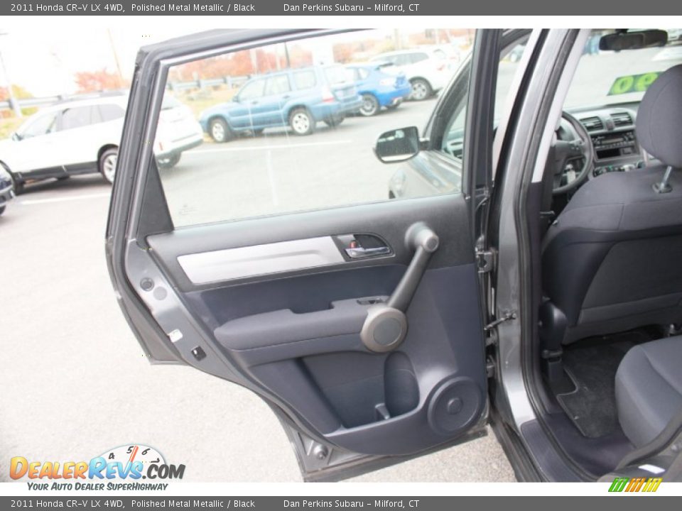 2011 Honda CR-V LX 4WD Polished Metal Metallic / Black Photo #20