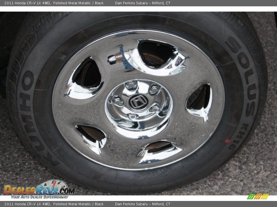 2011 Honda CR-V LX 4WD Polished Metal Metallic / Black Photo #23