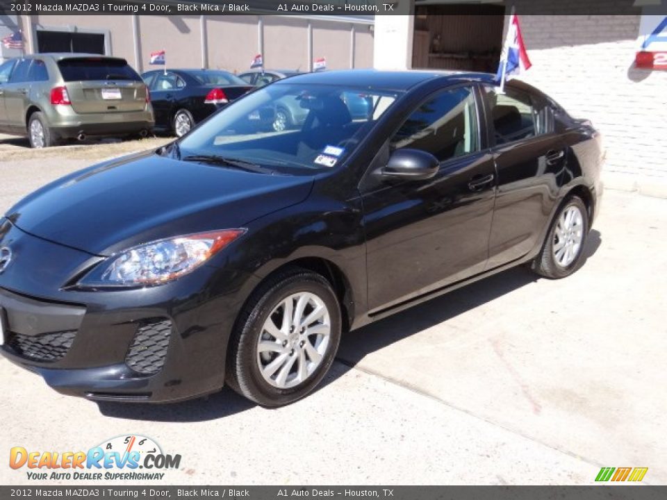 2012 Mazda MAZDA3 i Touring 4 Door Black Mica / Black Photo #2