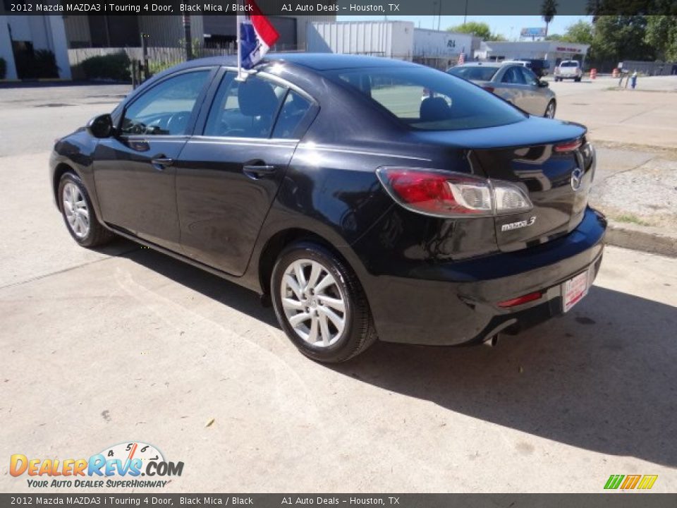2012 Mazda MAZDA3 i Touring 4 Door Black Mica / Black Photo #4