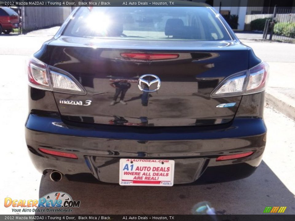 2012 Mazda MAZDA3 i Touring 4 Door Black Mica / Black Photo #5