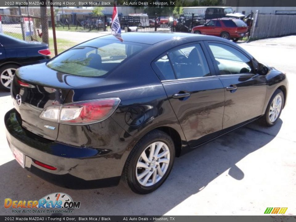 2012 Mazda MAZDA3 i Touring 4 Door Black Mica / Black Photo #6